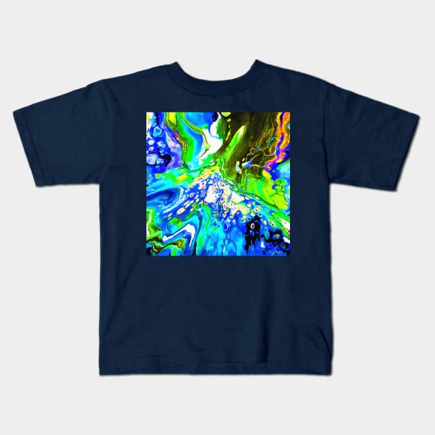 Stocksom Blue 5 Junction Kids T-Shirt by stocksomart